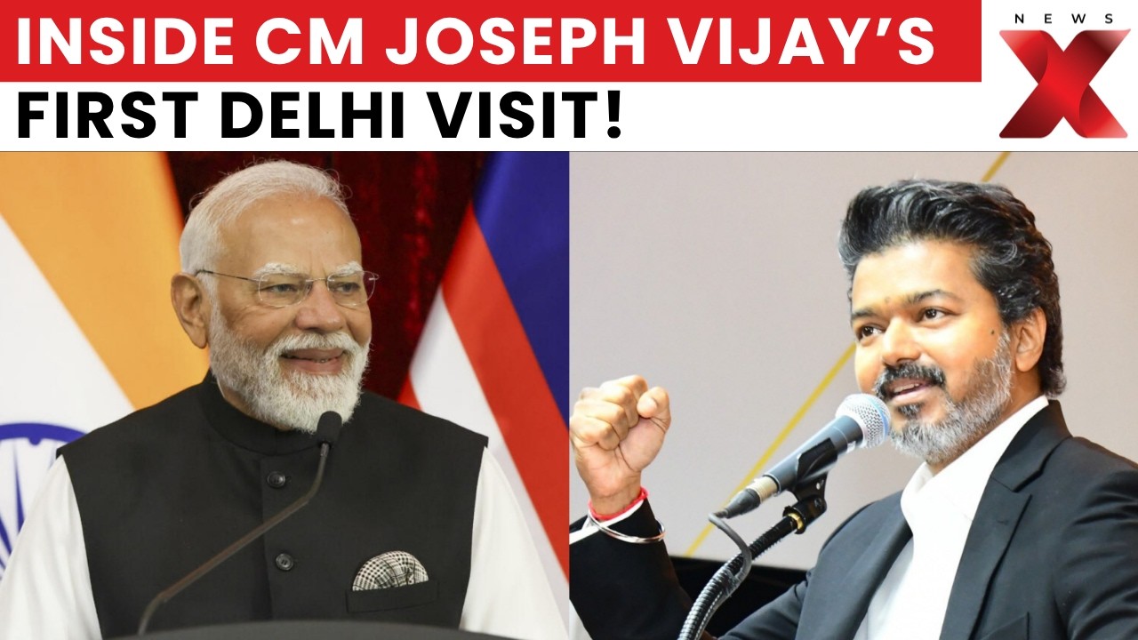 Vijay&rsquo;s First Delhi Visit as CM: First Official Meeting with PM Modi Expected!