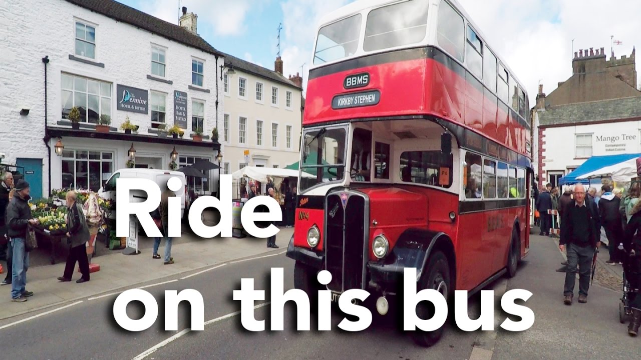Take a Ride on a 1955 Classic Bus - Brough to Kirkby Stephen - 2017