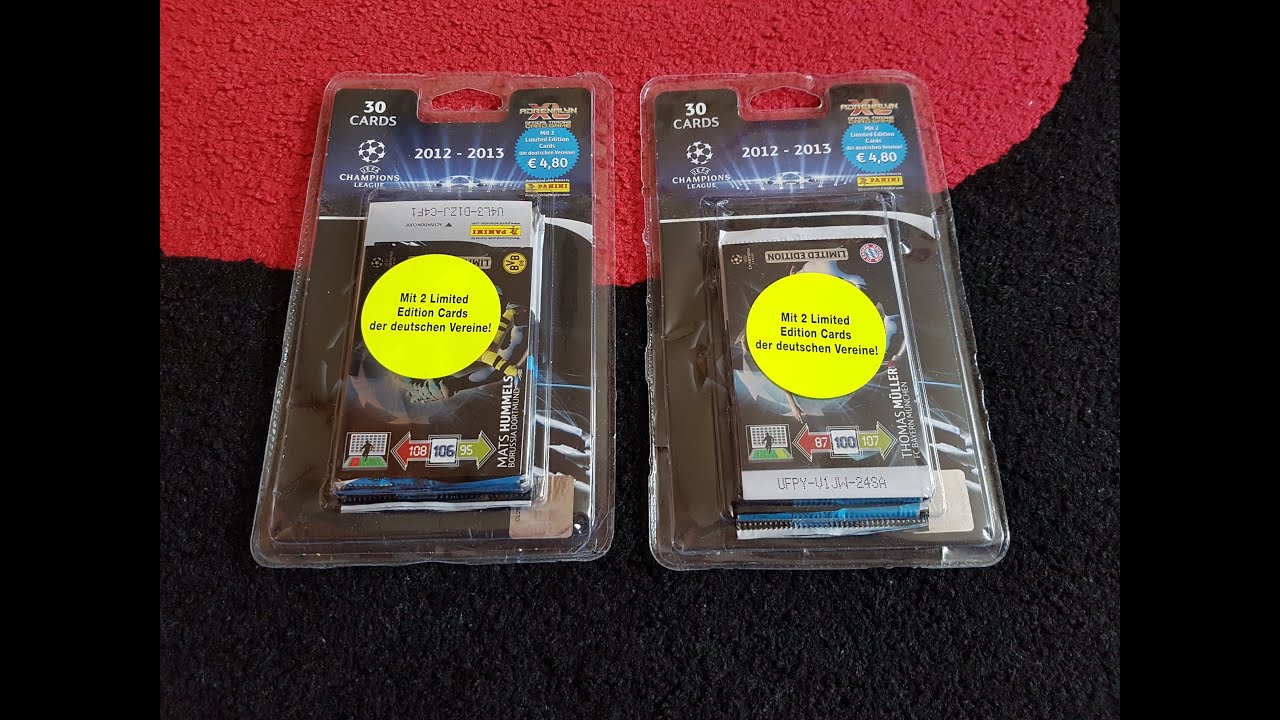 POWRÓT DO PRZESZŁOŚCI - PANINI CHAMPIONS LEAGUE 12/13 - POJEDYNEK BLISTRÓW - BAYERN vs BORUSSIA!!!