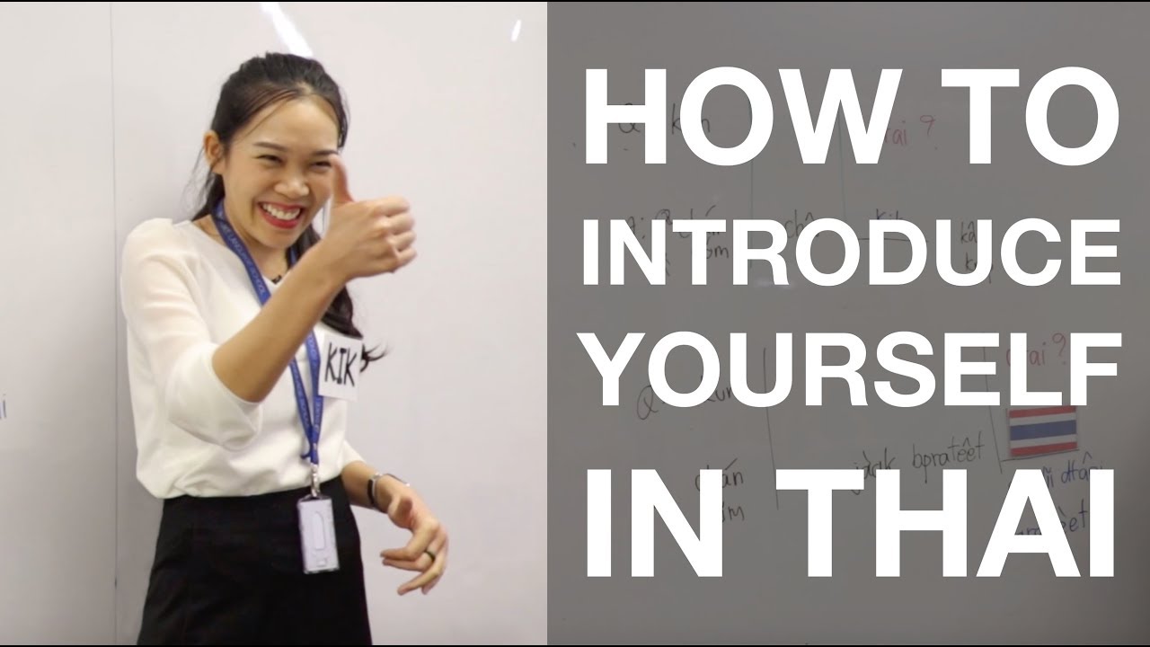 How to Introduce Yourself in Thai (demo class with real students)