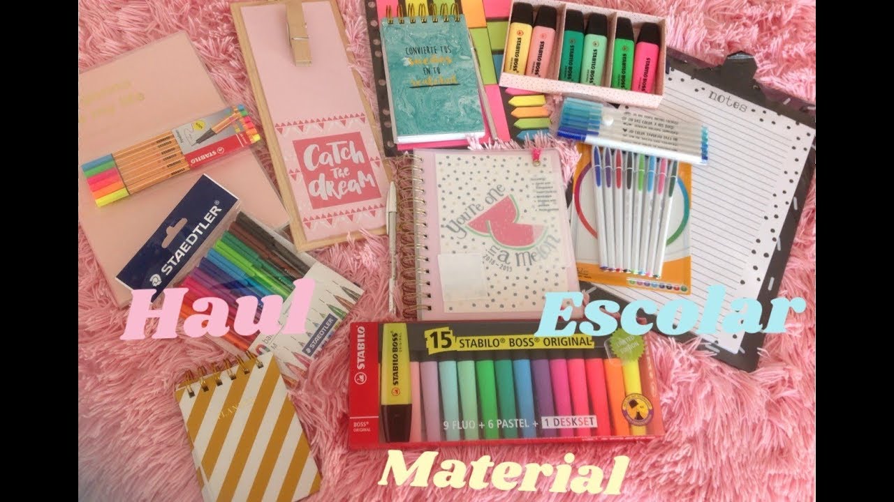 HAUL DE MATERIAL ESCOLAR 2018-2019 - Letceliago