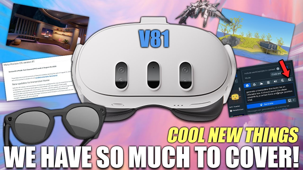 Quests Huge Update v81! VR AI NPC's Coming! A Sign Augments Coming Soon? New Games (& So Much More)