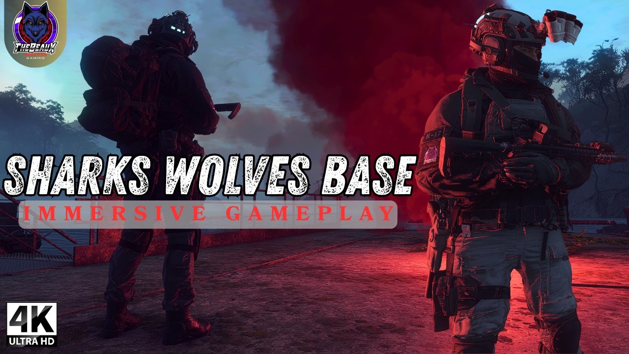 Ghost Recon Breakpoint - Sharks Wolves Base | NO HUD | EXTREME | IMMERSIVE | STEALTH | 4K 60FPS