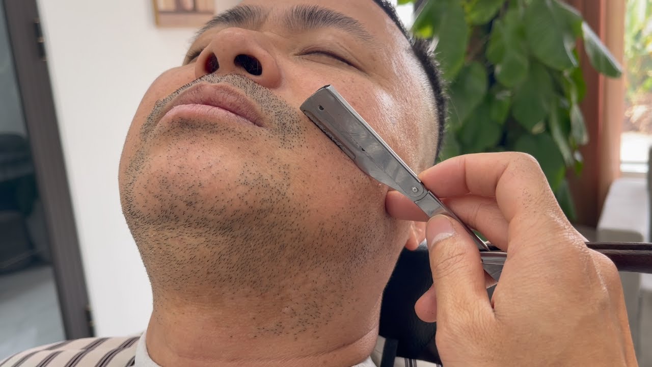 ASMR 🦥 FOR A GOOD SLEEP | SHAVING BEARDS AND DEAD SKIN FOR MAN | SHAVING ASMR EP570
