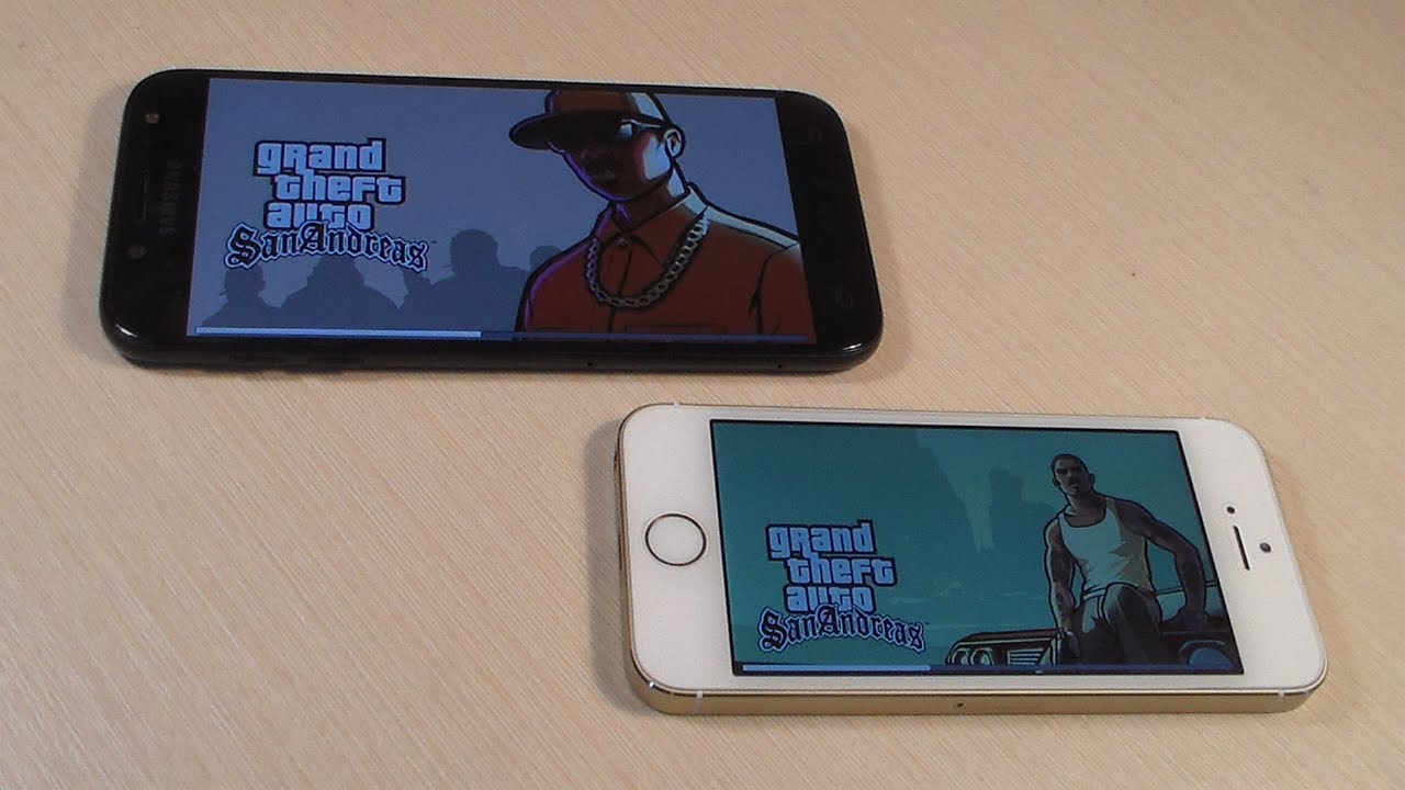 Samsung Galaxy J5 2017 vs iPhone 5S (HD)