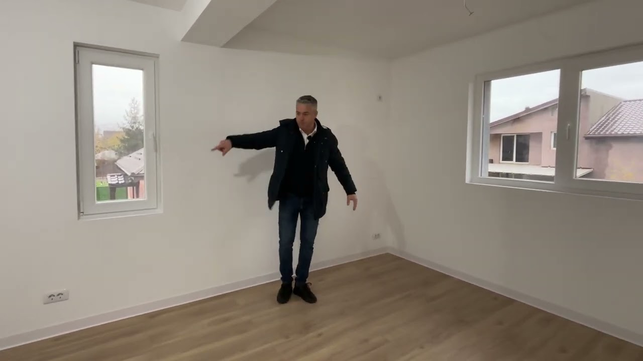 Locuință modernă P+1+Pod în Balotești – 3 camere, curte, utilități complete