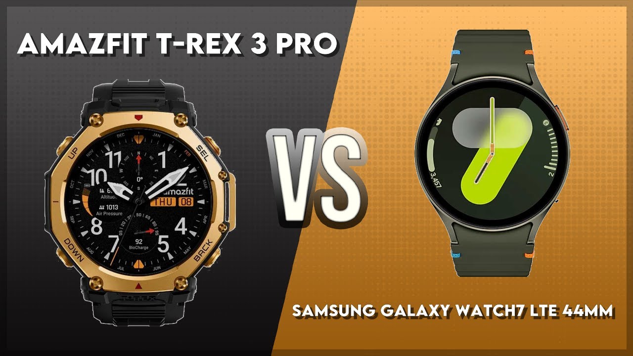 Amazfit T-Rex 3 Pro vs Samsung Galaxy Watch7 LTE 44mm Comparison