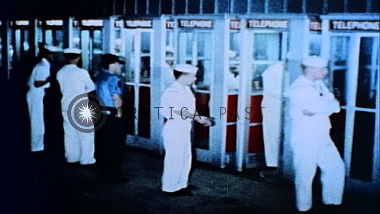 USS Aircraft Carrier Franklin D. Roosevelt(CV-42) sailing off to Mediterranean HD Stock Footage