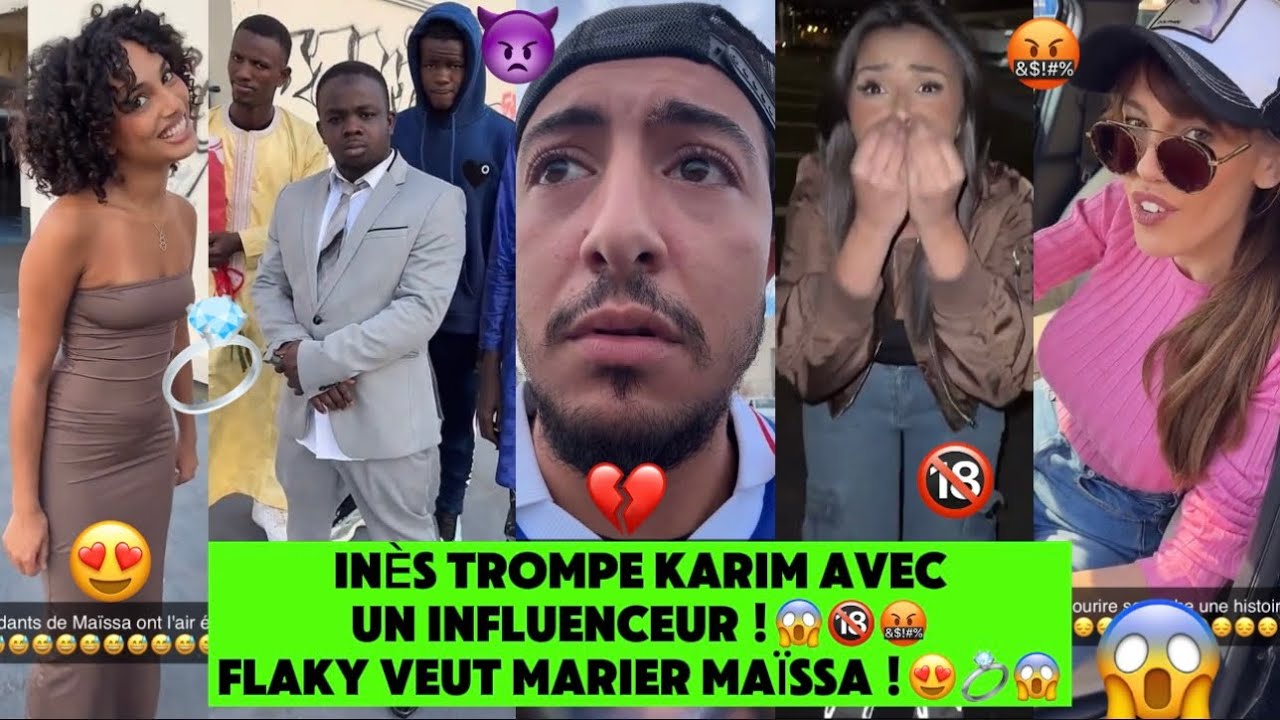 LIPTON & Co.🤫[EP.23🍿] INÈS Trompe KARIM avec un INFLUENCEUR !😱🔞•FLAKY veut ÉPOUSER MAÏSSA 💍😍 #lipton