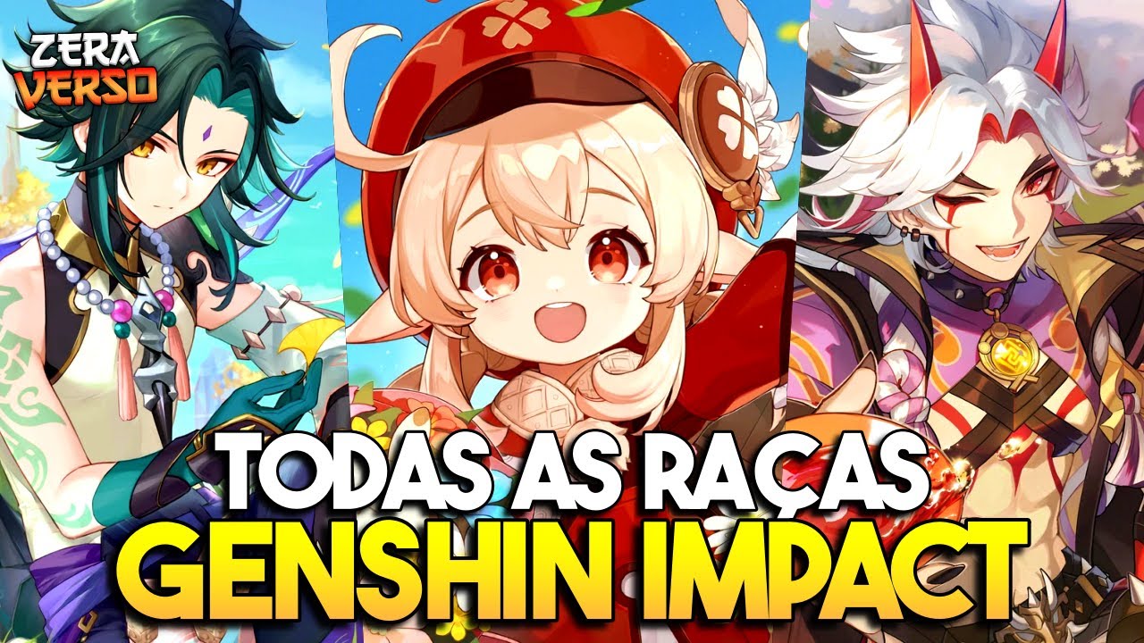 TODAS AS RAÇAS DE GENSHIN IMPACT EXPLICADAS!