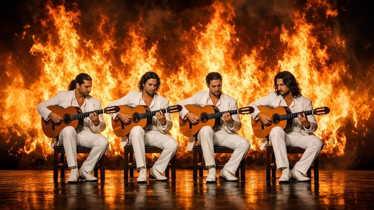 Noches de Fuego 🔥- Almas Unidas | Gypsy Kings Vibes | Fiery Flamenco Rumba Del Alma