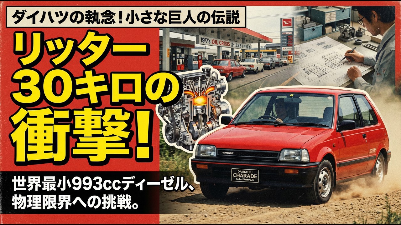 「トヨタもVWも勝てなかった」世界最小1リッターディーゼルを作ったダイハツの狂気