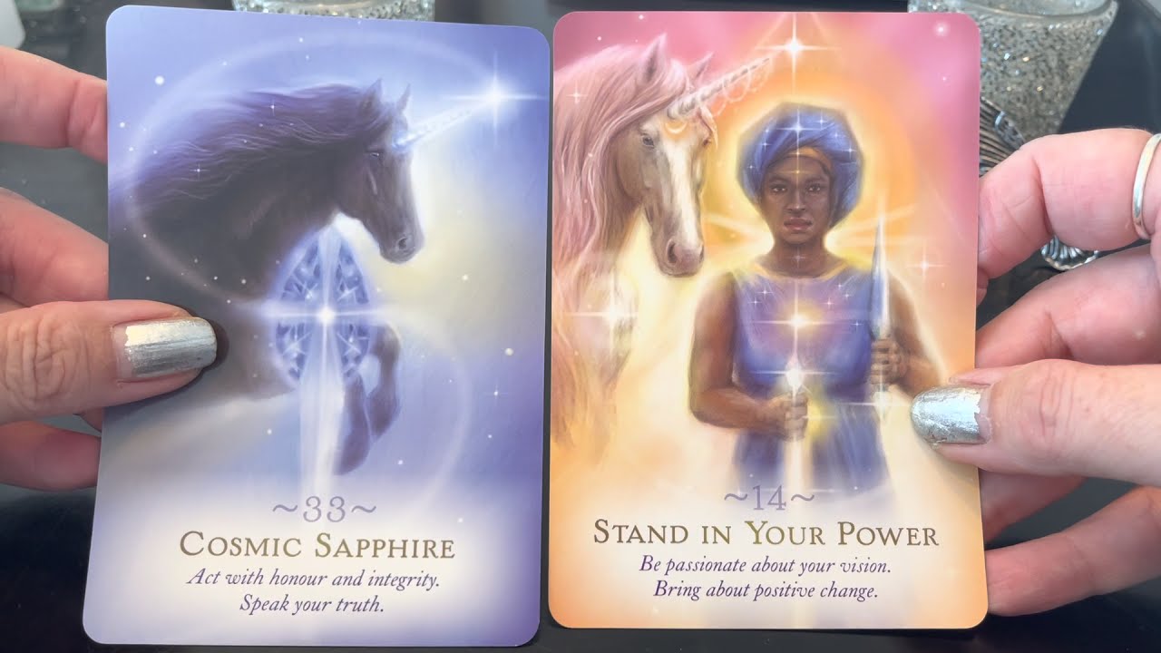 The Magic Of Unicorns Oracle Cards-Close Up Review-Plus Bonus Reading!