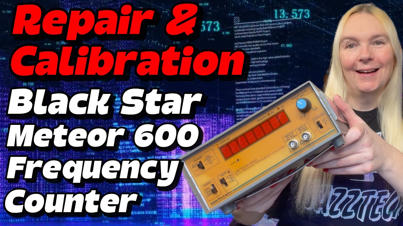 Ремонт и калибровка частотомера Black Star Meteor 600