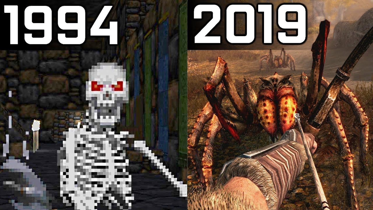 Evolution Of The Elder Scrolls 1994-2025