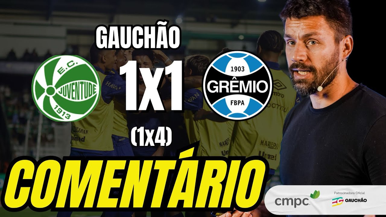 SOBIS ANALISA JUVENTUDE 1x1 GRÊMIO - GAUCHÃO 