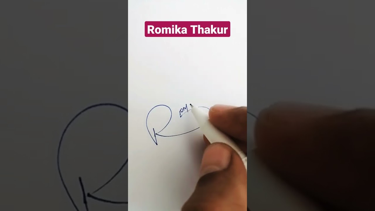 Romika Thakur Name Signature Request done