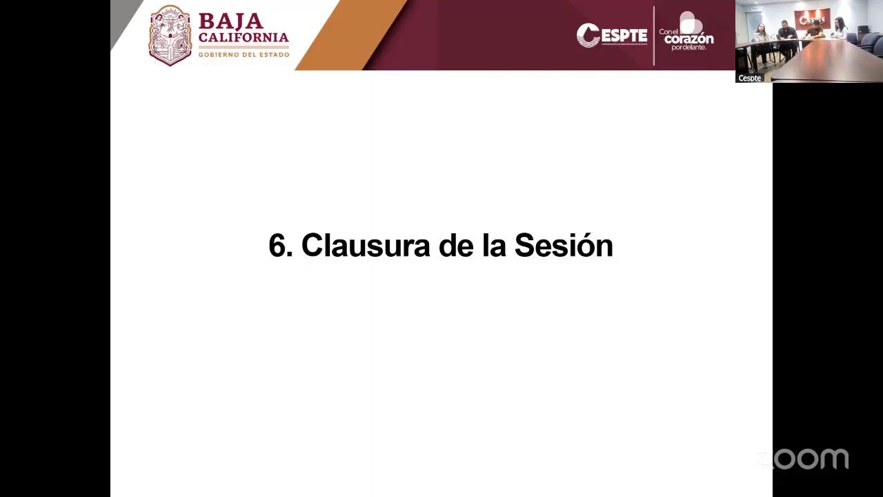 Primera Sesión Extraordinaria del Comité de Conducta e Integridad Pública CESPTE