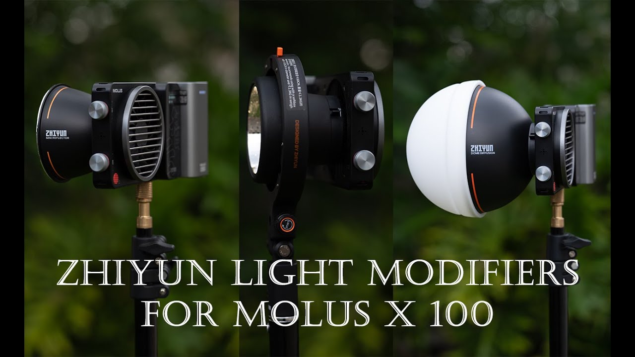 Zhiyun Molus X100 Dome Diffusion + Parabolic Softbox Unboxing