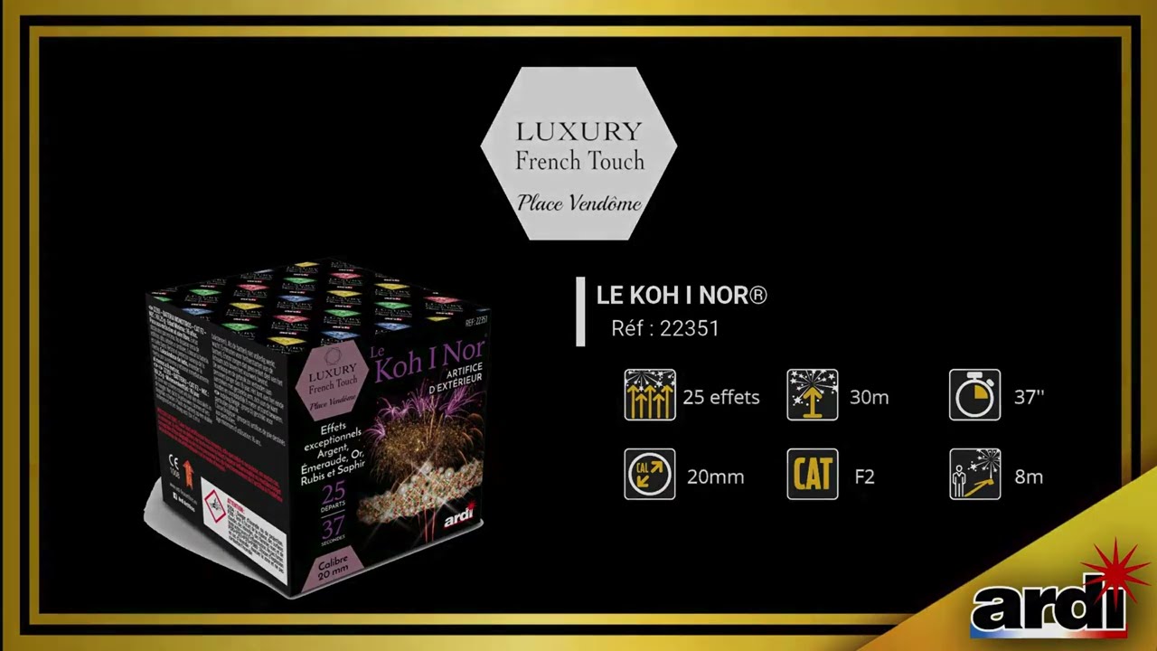 Feu d'Artifice Luxury French Touch KOH I NOR | France Effect