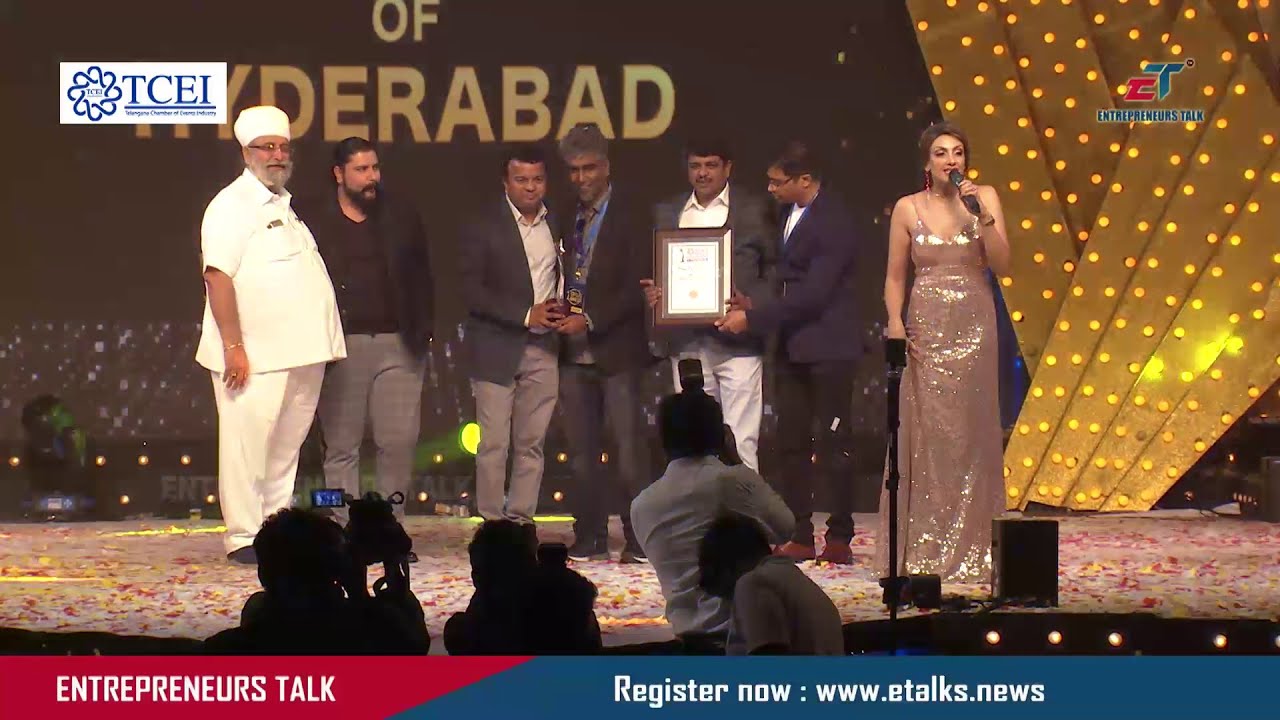 Avinash Photography Awarded Event Enchancement - Photography at TCEI Awards 2019- Entrepreneurs Talk