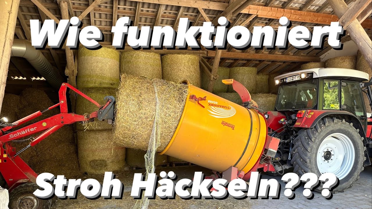 Stroh häckseln | Stall Arbeit | Teagle Tomahawk