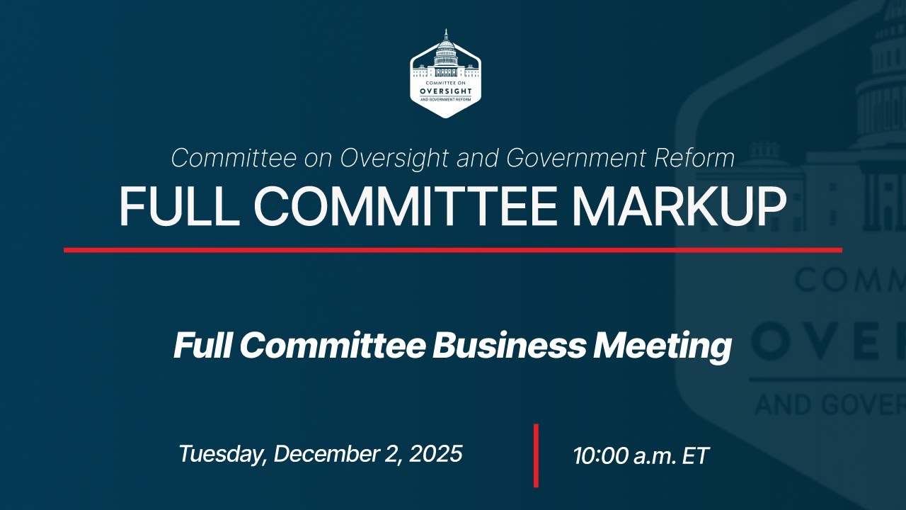 Full Committee Business Meeting