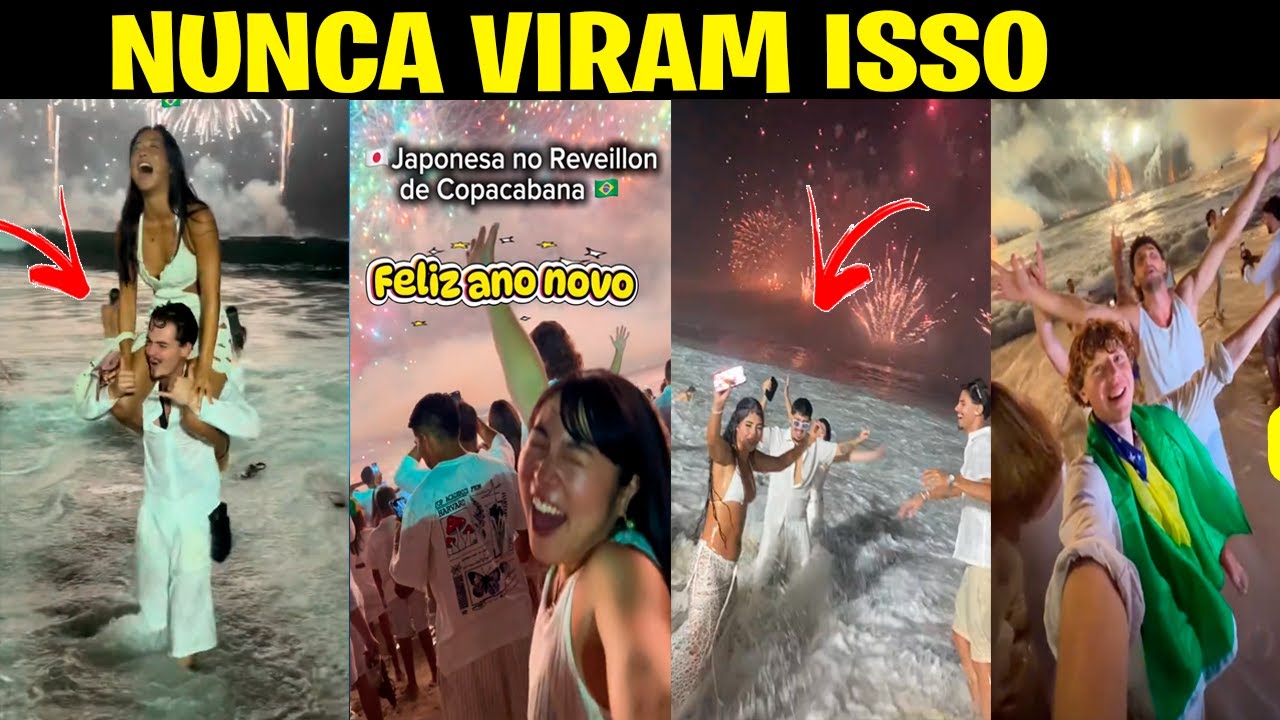 O Que Acontece no Ano Novo do Brasil Deixou Gringos Loucos