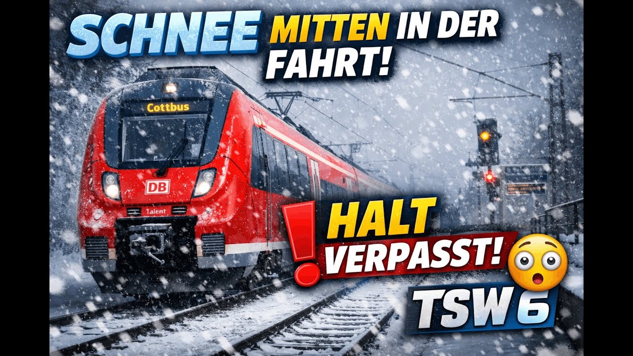 Fast Halt verpasst… und dann kam der Schnee  | TSW6