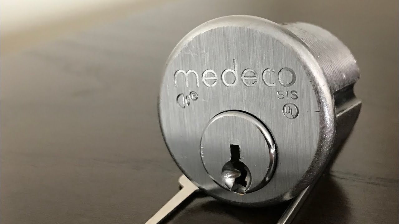 [4] Medeco 51S Biaxial Picked and Gutted