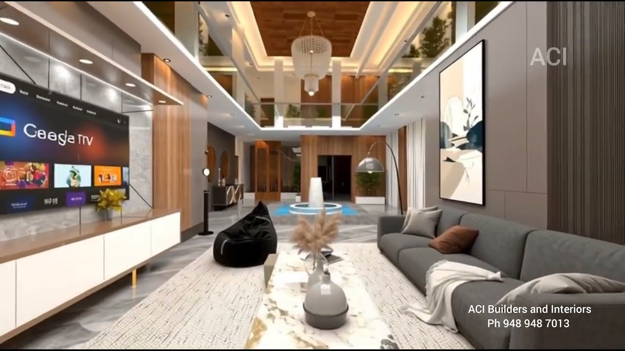 2026 Modern Premium Home Interior design / ACI Builders and Interiors / Sivakasi Interior designer