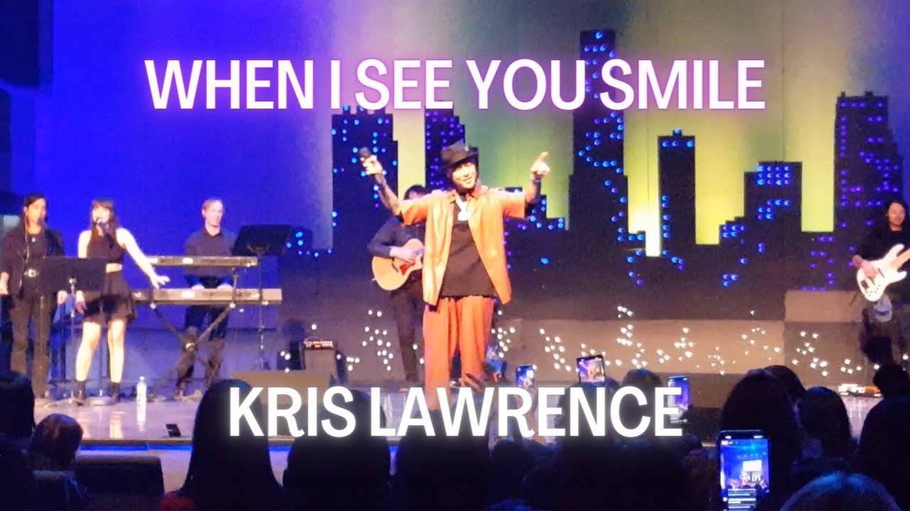 Kris Lawrence - When I See You Smile - Live Concert in Los Angeles, California