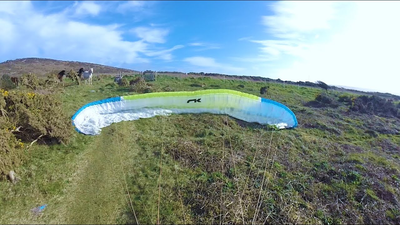 Morvah Paragliding Cornwall March 2025