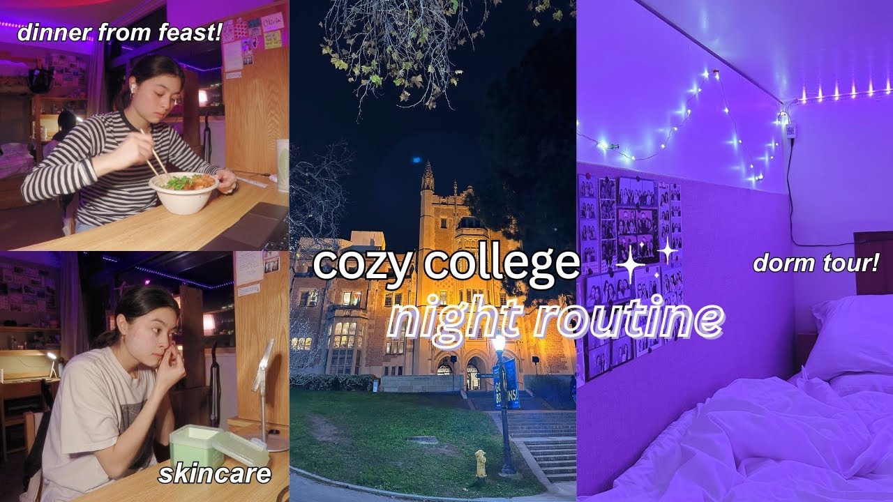 cozy college night routine + ucla dorm tour! 😴🌙