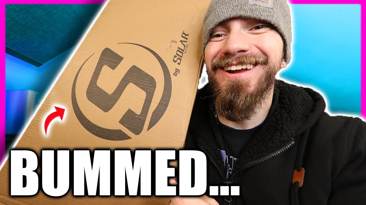 my s by solar guitar came... guitar unboxing