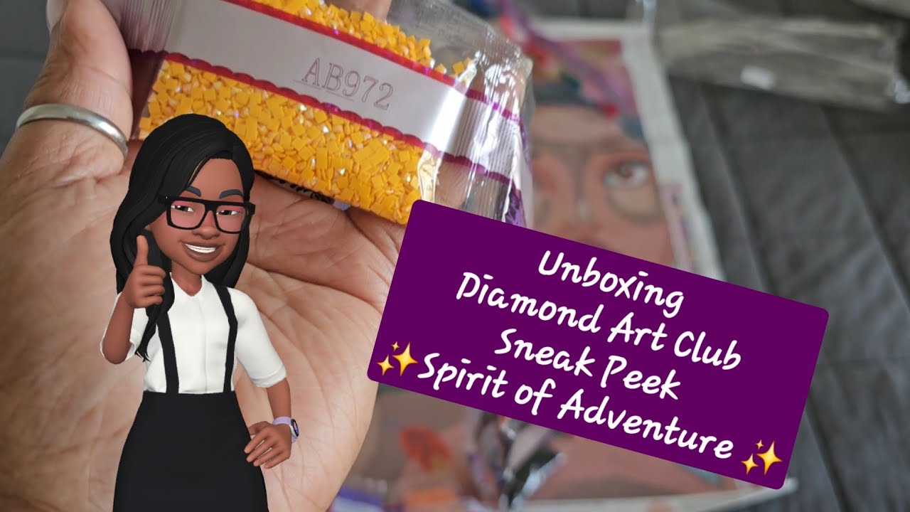Распаковка Diamond Art Club: предварительный просмотр ✨️ Дух приключений ✨️