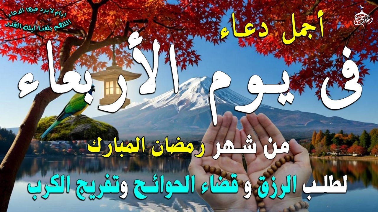 دعاء فى يوم الأحد المستجاب دعاء  يوم 4  من شهر رمضان  للرزق والشفاء العاجل وقضاء الحوائج 🤲(4k)