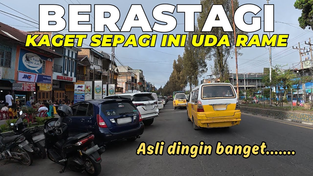 GAK YANGKA!! SUASANA PAGI KOTA BERASTAGI SERAME INI - Wisata Berastagi Medan Terbaru 2025