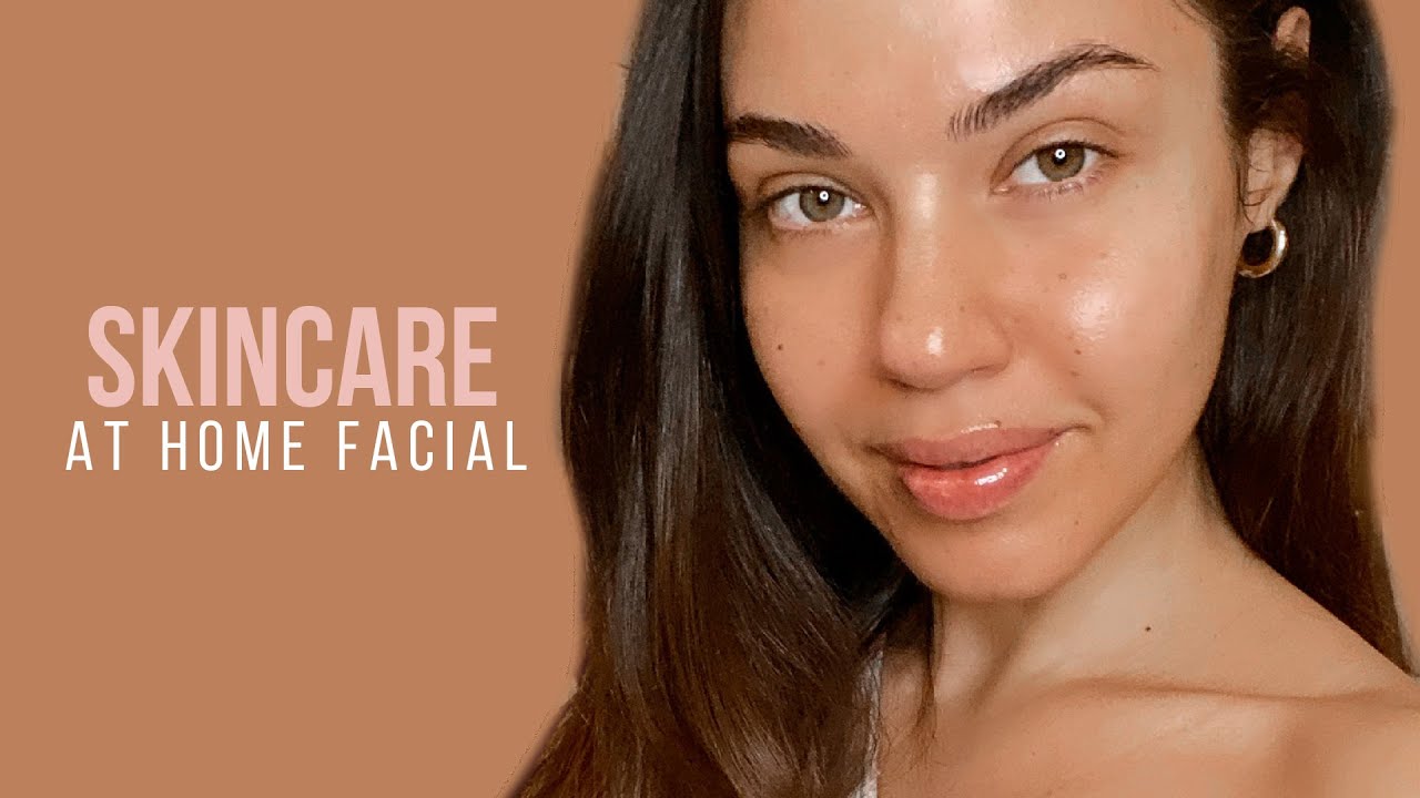 SKINCARE ROUTINE | At Home Facial | How to get Gorgeous Skin | Eman