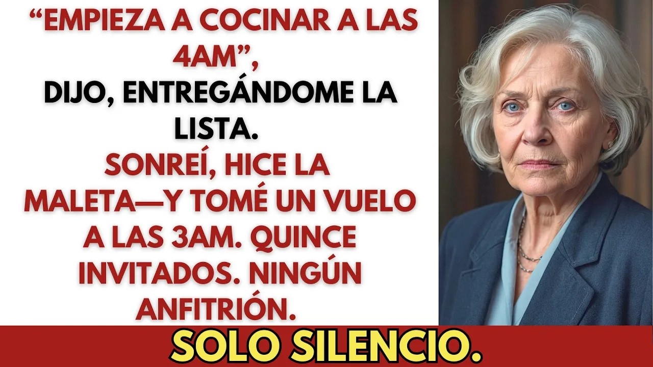 Mi Nuera Me Ordenó Cocinar la Cena de Acción de Gracias para 15—Así que Tomé un Avión
