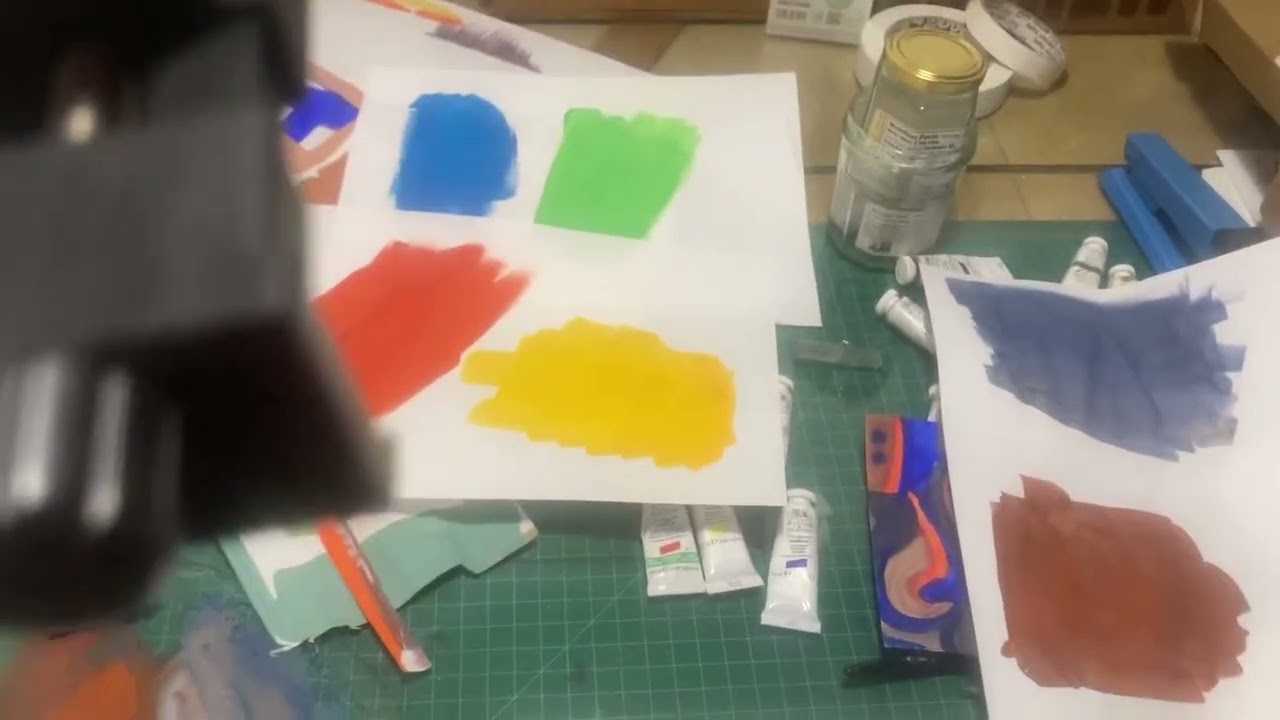 Color Theory Free Studies - #2 Color and Spatial Relationships