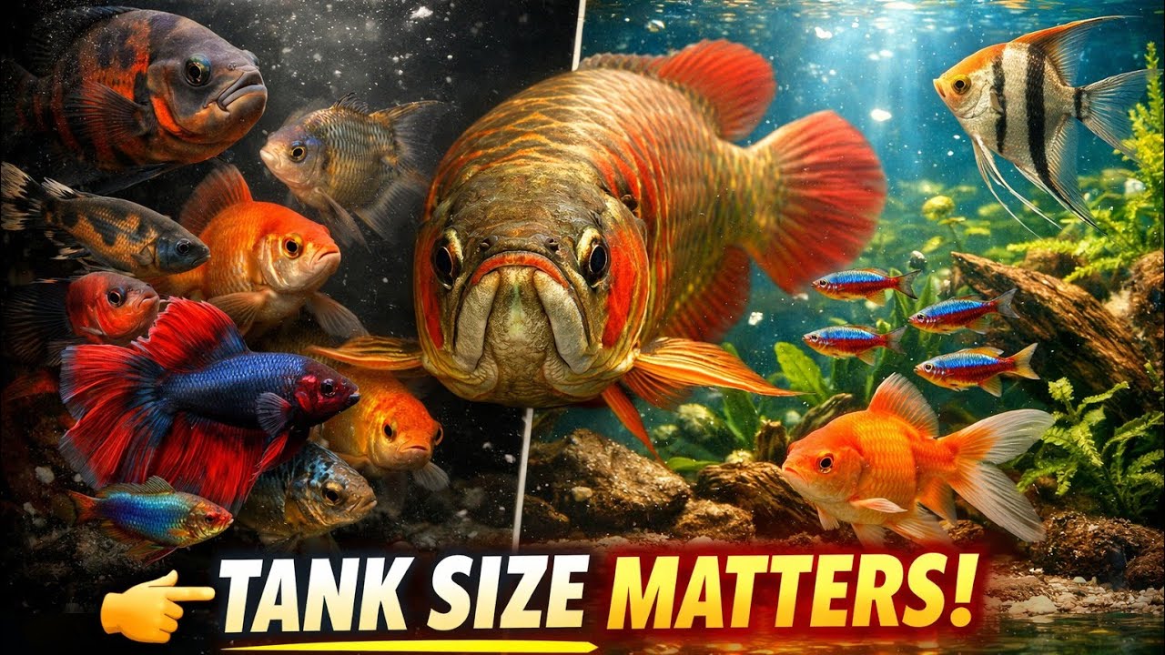 Секреты размеров аквариума, которые ДОЛЖЕН знать каждый аквариумист.