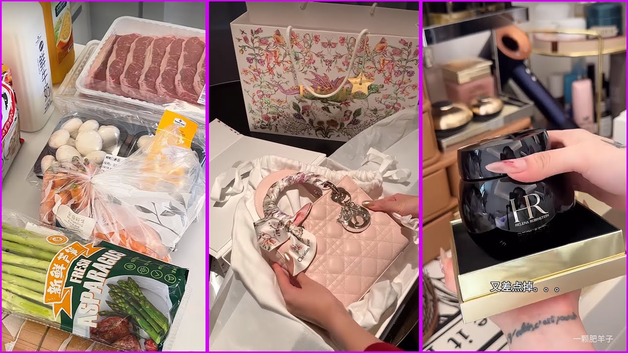 Immersive Dior New Bag Unboxing 🎀 | Snacks Restocking For A Week✨