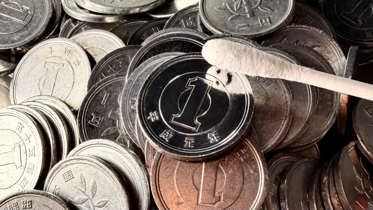 アルミコイン磨き 鏡面仕上げにしてみた｜Mirror Finish Aluminum Coin Polishing #restoration #satisfying #らいくり 