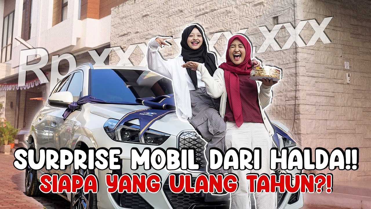 HALDA ULANG TAHUN MALAH KADOIN ARAFAH MOBIL LISTRIK!!