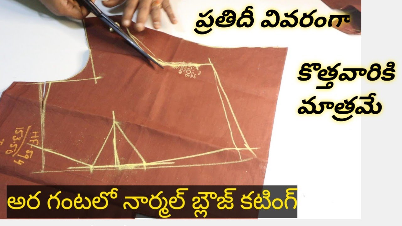 ఒక్క రూపాయి ఖర్చు లేకుండా ఏ సైజ్ బ్లౌజ్ అయినా ఓల్డ్ బ్లౌజ్ తో ఇలా అరగంటలో కటింగ్ నేర్చుకోండి