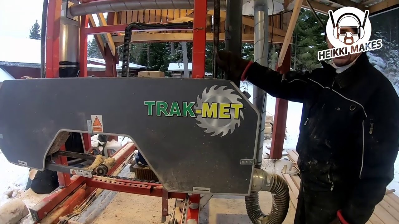 Trak Met TTP 600 vannesaha ja sahuri   Heikki Makes Meet the Maker 5