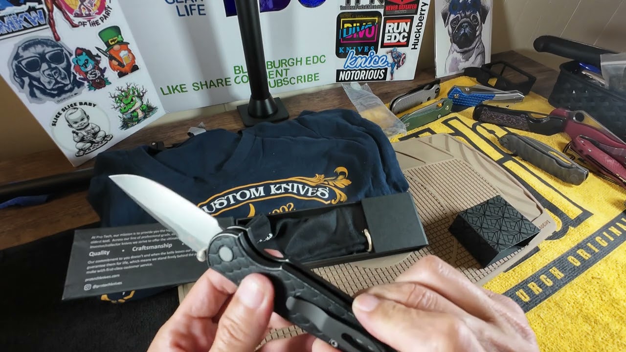 Unboxing Pro Tech TR-3 Integrity Black Battleworn Reptile Texture First Look Manual folder USA 🇺🇸