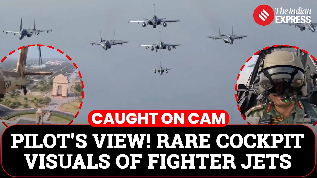 Republic Day Spectacle | Sneak Peek Of Pilots' Cockpit During Flypast For Republic Day Parade
