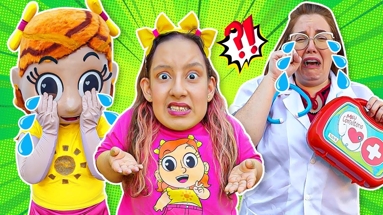 O Mistério do Dia Triste da Boneca MC Divertida com Maria Clara - Vídeo para Crianças